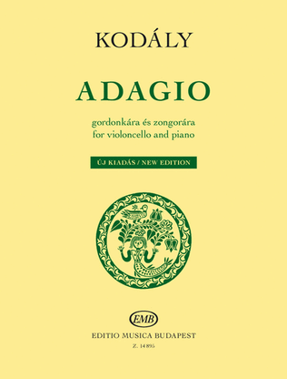 Book cover for Adagio for Violoncello and Piano