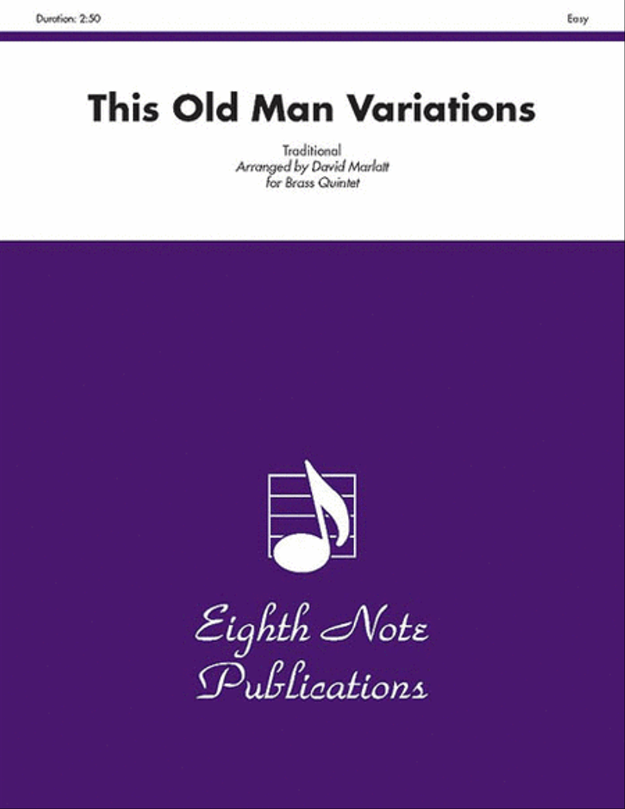 This Old Man Variations Brass Quintet scores gallery preview page 1