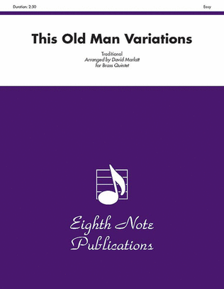 Book cover for This Old Man Variations