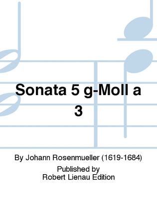 Sonata 5 g-Moll a 3
