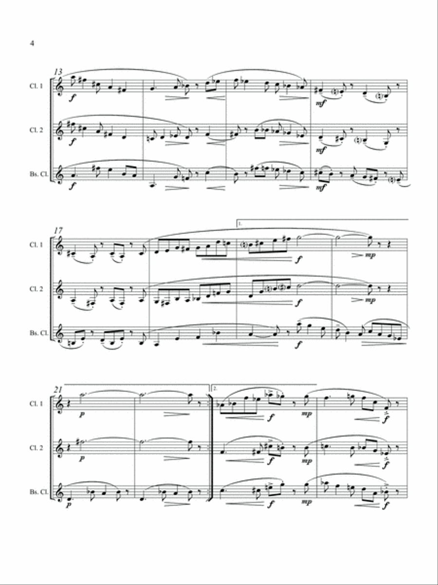 Three for Three Bassoon scores gallery preview page 4