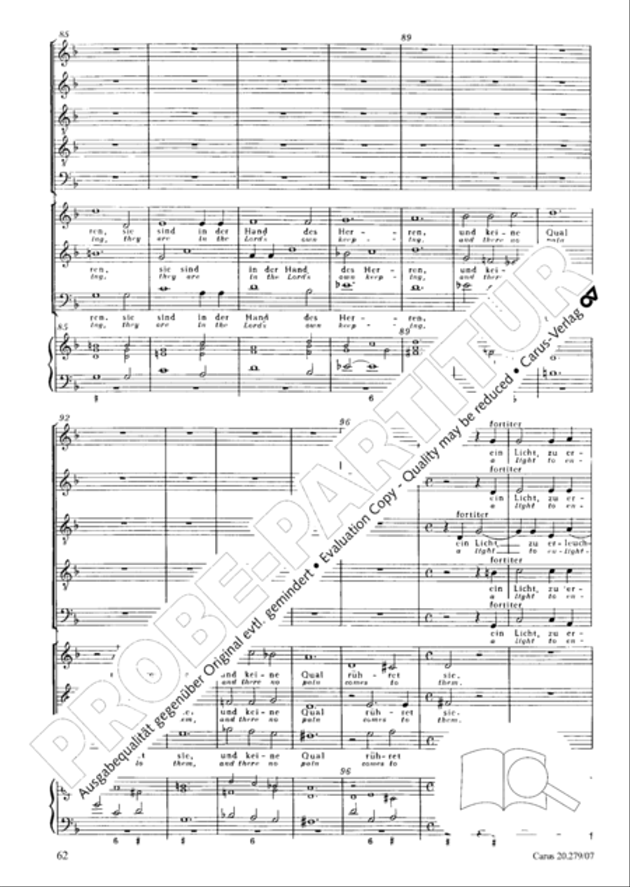 Musikalische Exequien I-III Orchestra scores gallery preview page 63