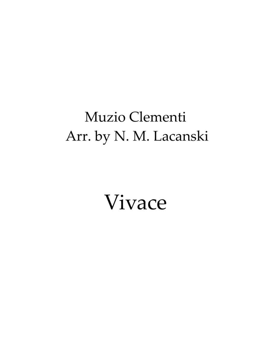Vivace Soprano Saxophone scores gallery preview page 1