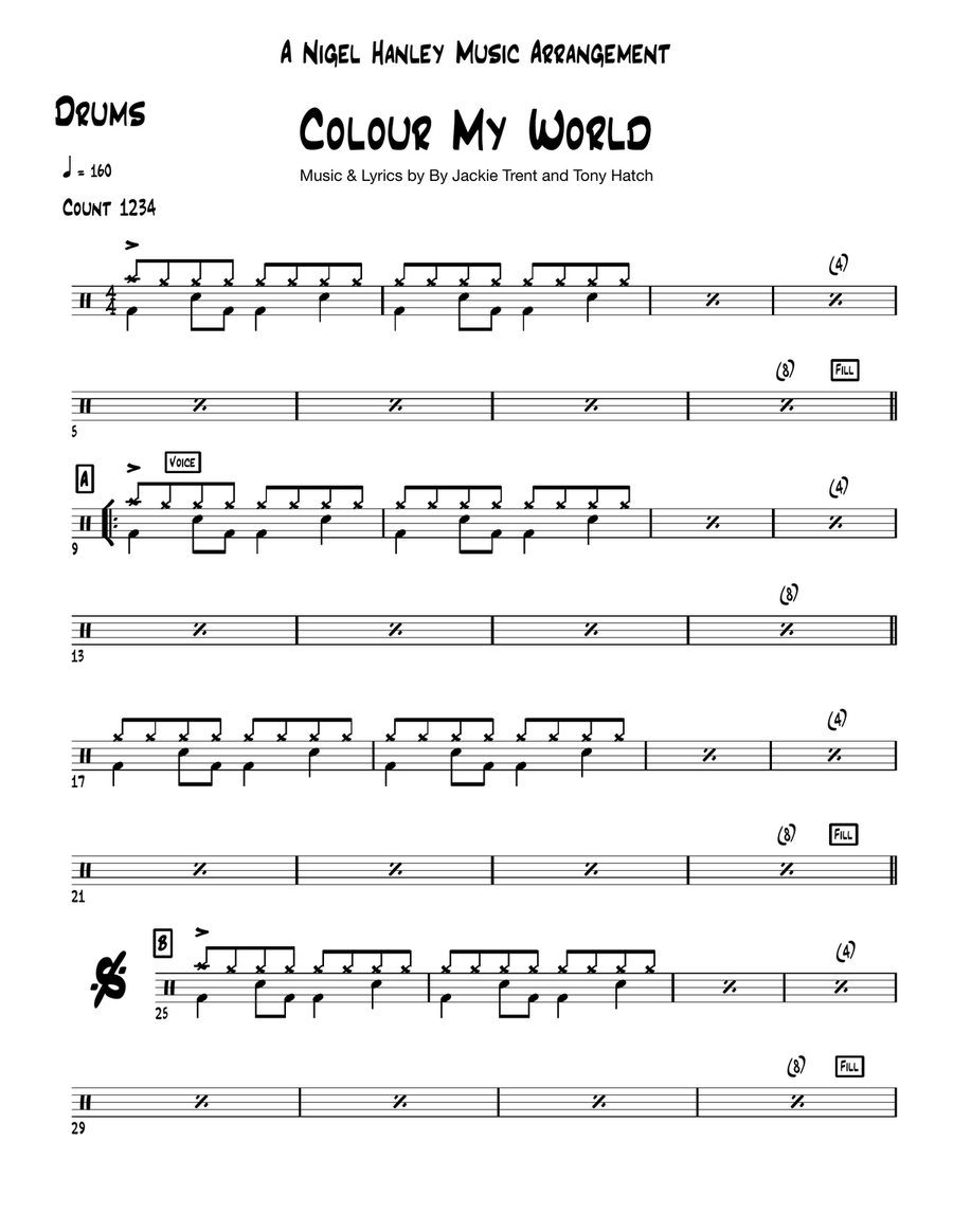 Color My World Color My World Jazz Ensemble scores gallery preview page 2