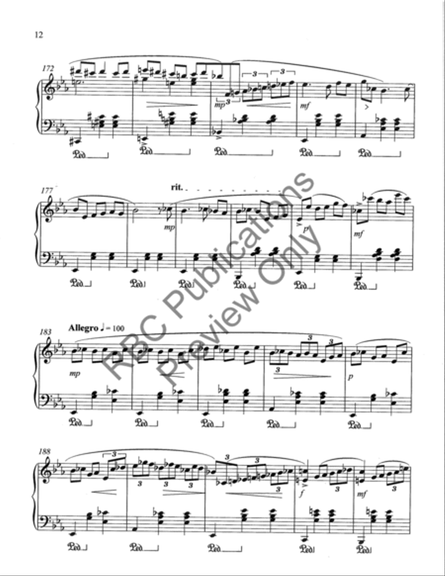 Six Songs For Piano Piano Solo scores gallery preview page 15