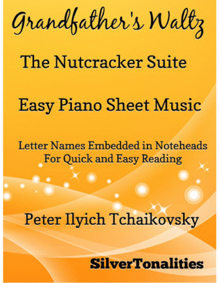 Book cover for Grandfather's Waltz Nutcracker Suite Easy Piano Sheet Music