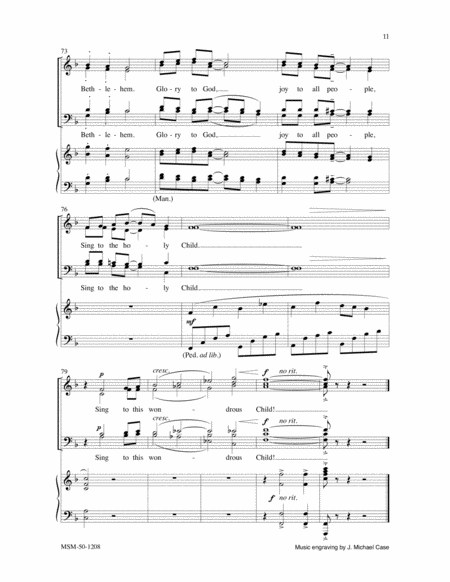 Sing to the Child (Choral Score) image number null