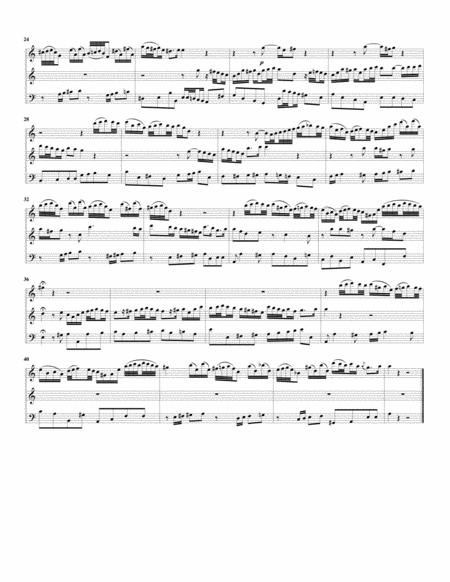 Quoniam tu solus Sanctus from Missa brevis, BWV 236 (arrangement for 3 recorders)