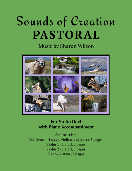 Sounds of Creation: Pastoral (Violin Duet with Piano Accompaniment) image number null