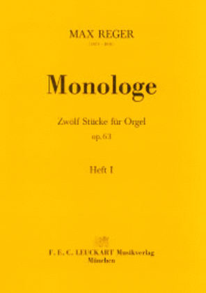 Monologe - Heft I