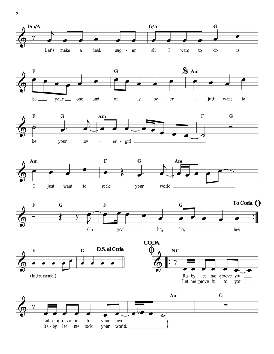Lovergirl Lovergirl Acoustic Guitar scores gallery preview page 2