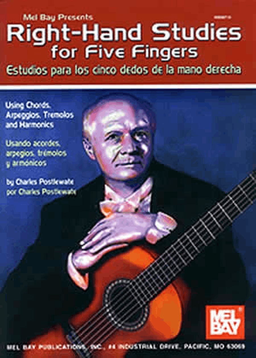 Right-Hand Studies for Five Fingers Acoustic Guitar scores gallery preview page 1