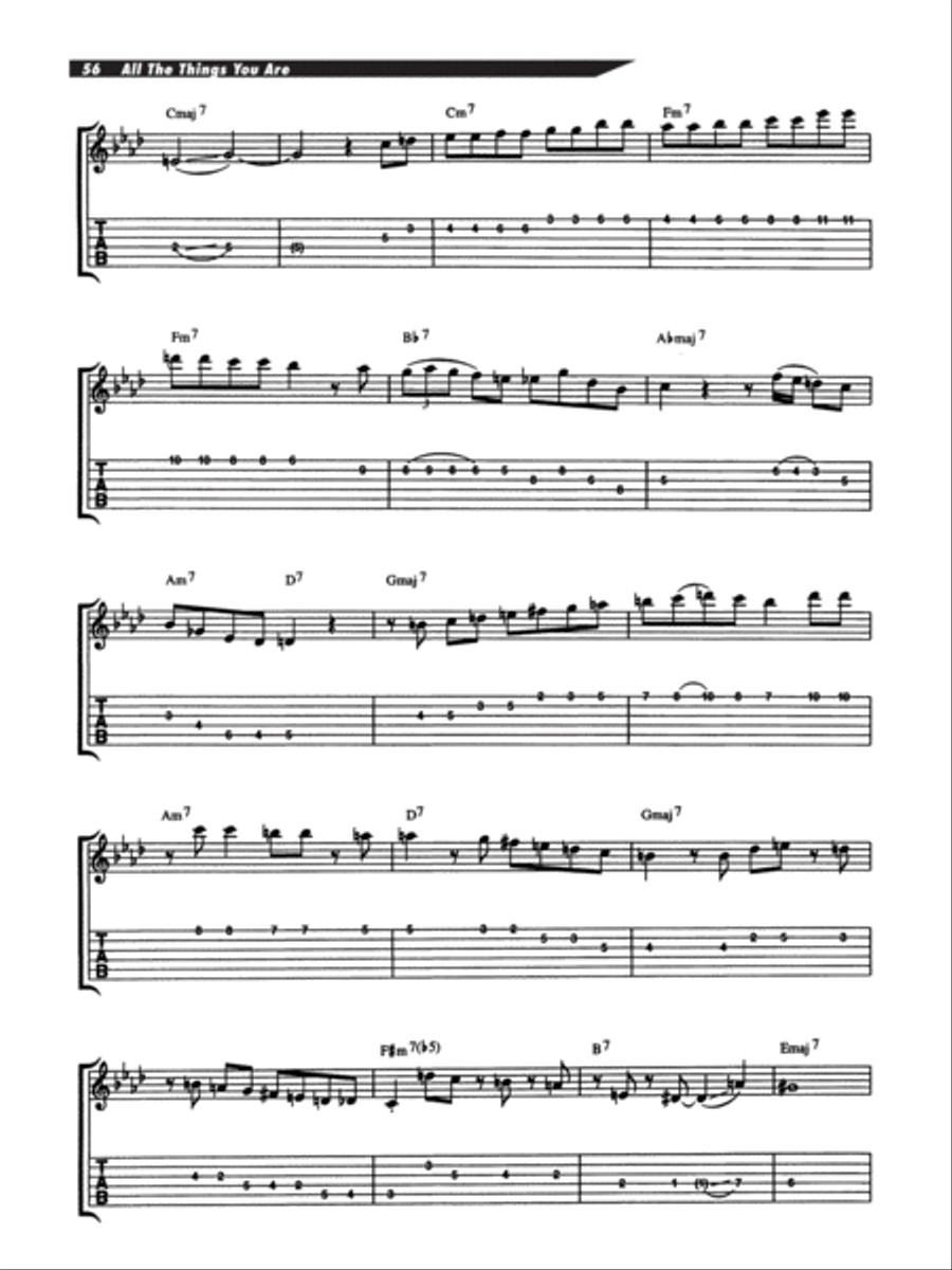 Joe Pass -- On Guitar Electric Guitar scores gallery preview page 57