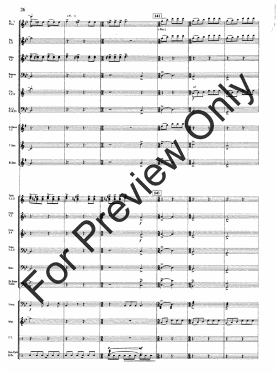Emmanuel Variants Concert Band scores gallery preview page 28