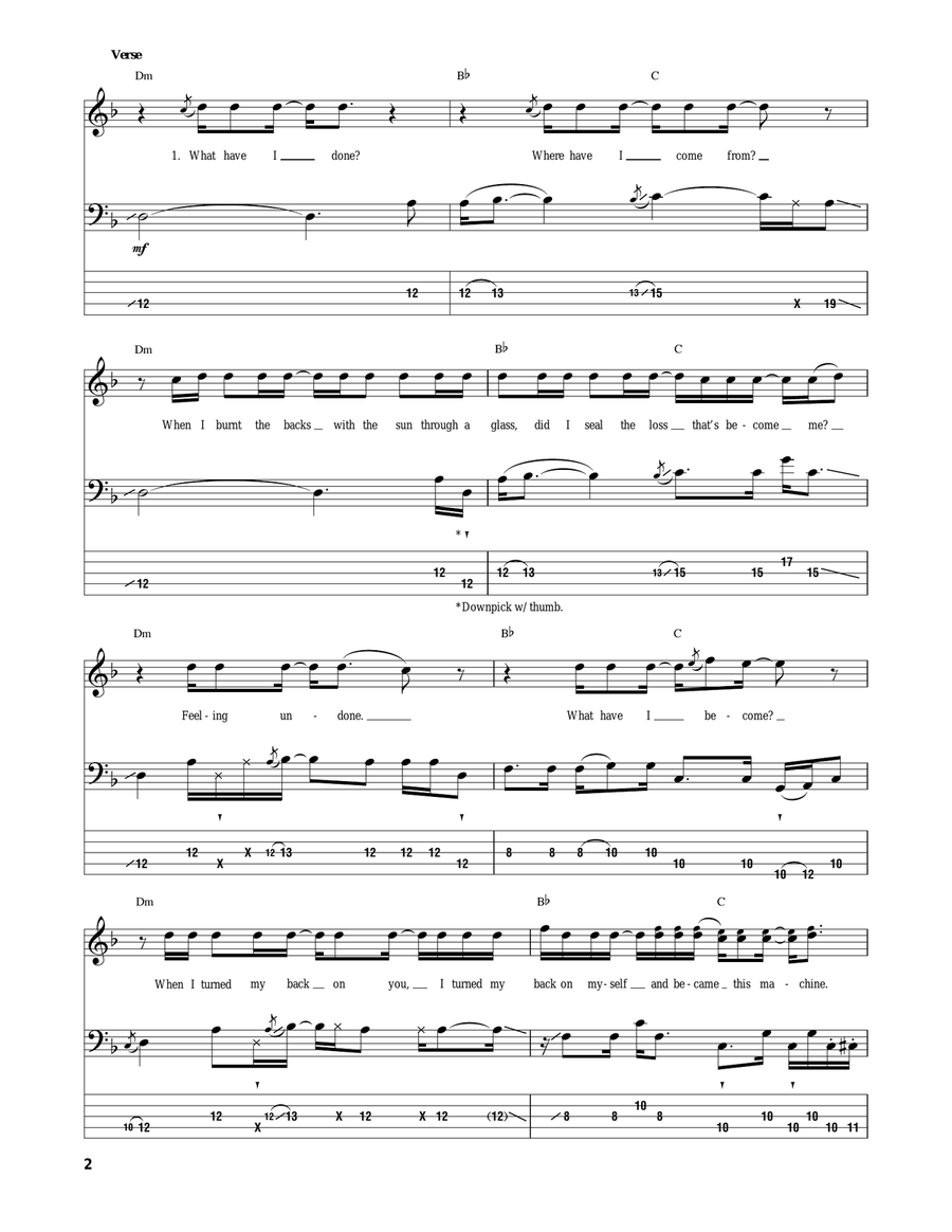 Forget To Remember Electric Guitar scores gallery preview page 2