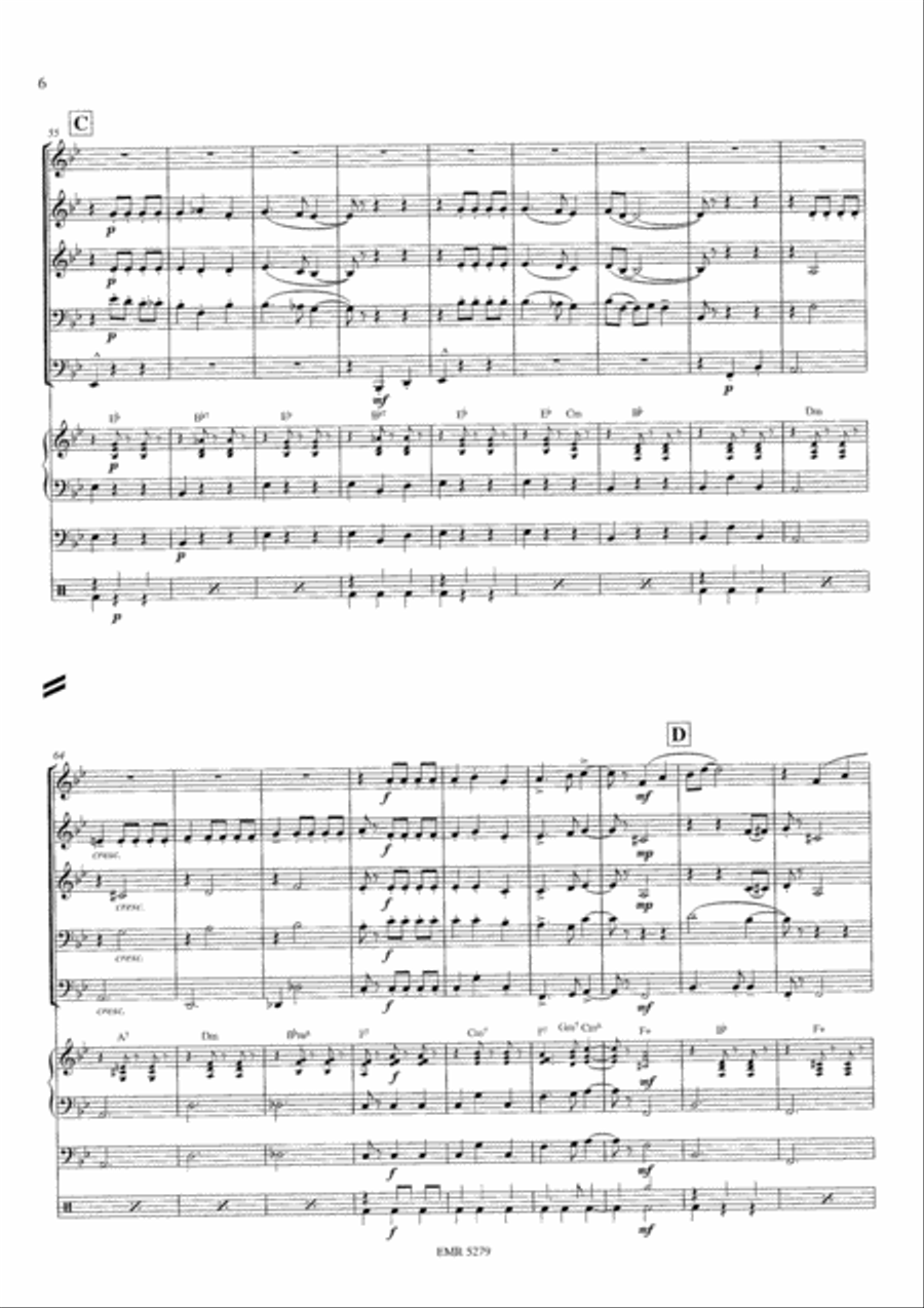 West Side Story Brass Ensemble scores gallery preview page 6