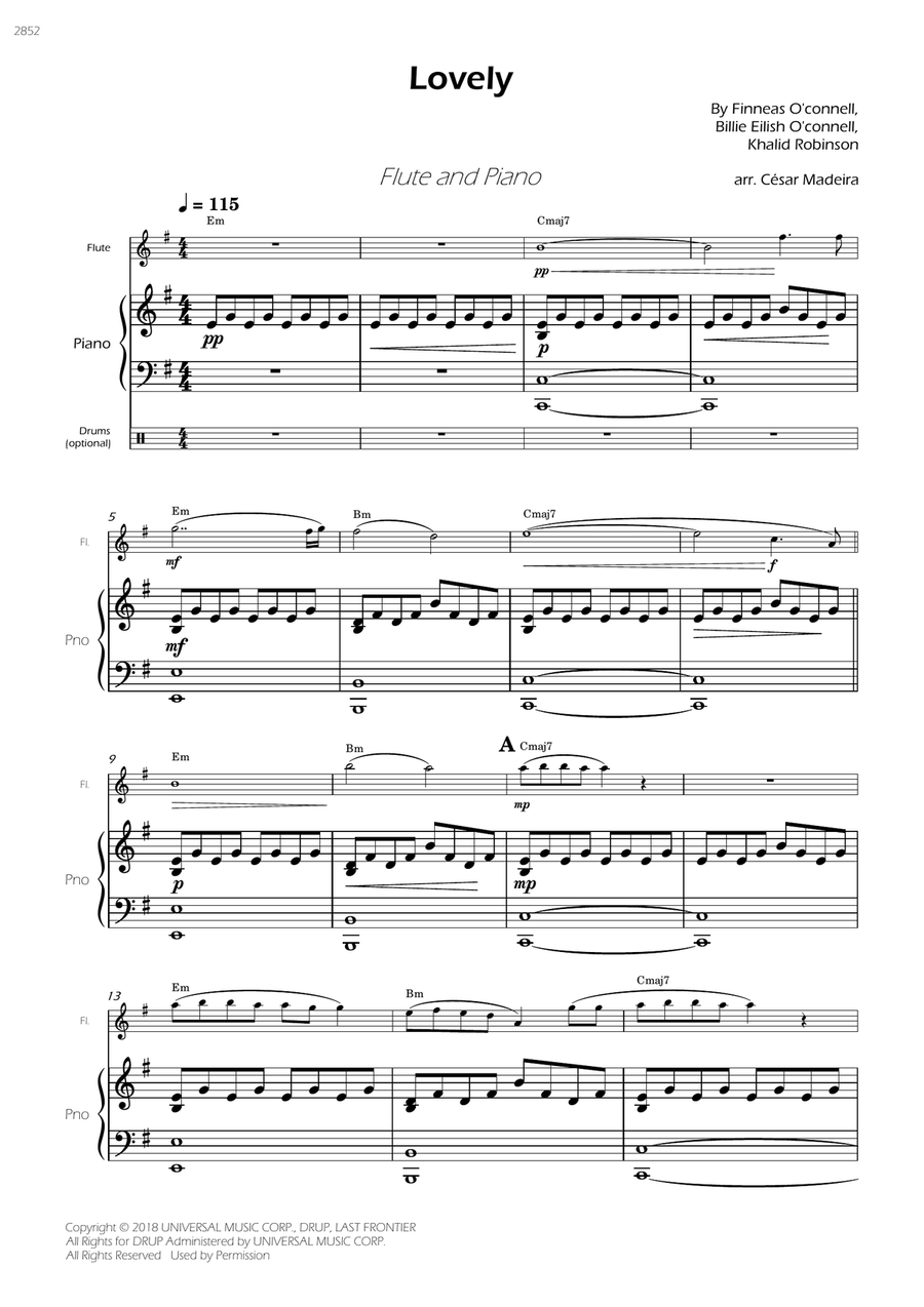 Lovely Flute scores gallery preview page 3
