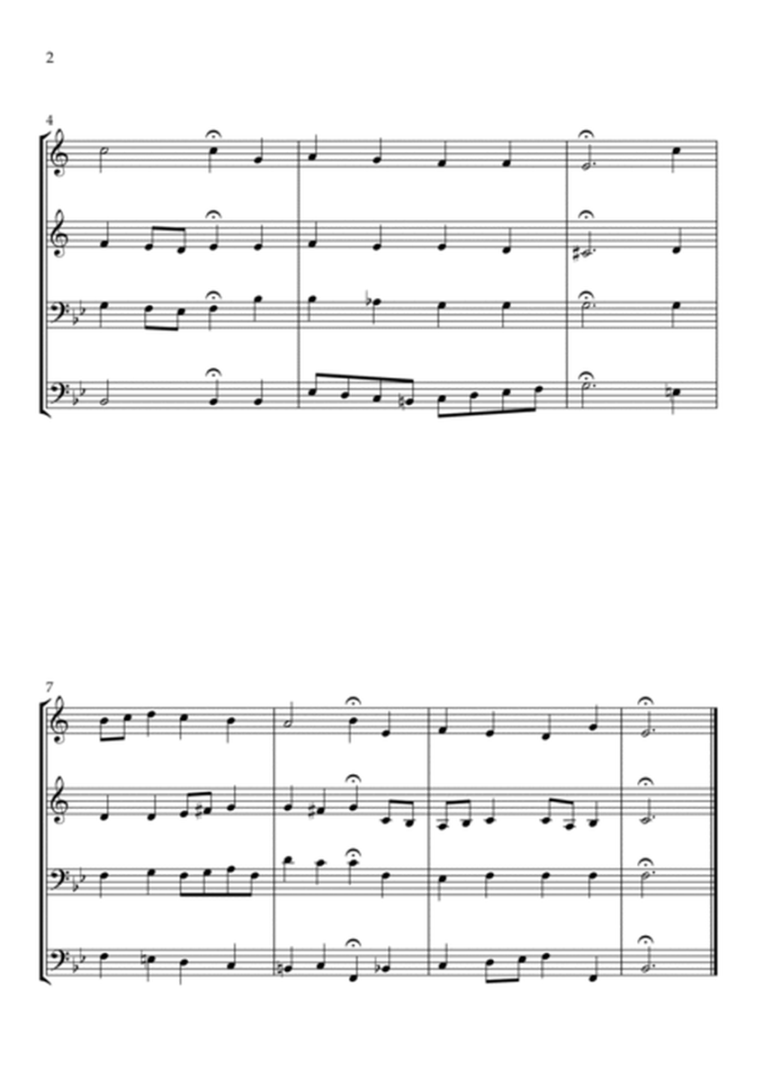 Bach's Chorale - "Herzlich tut mich verlangen" (Brass Quartet) image number null
