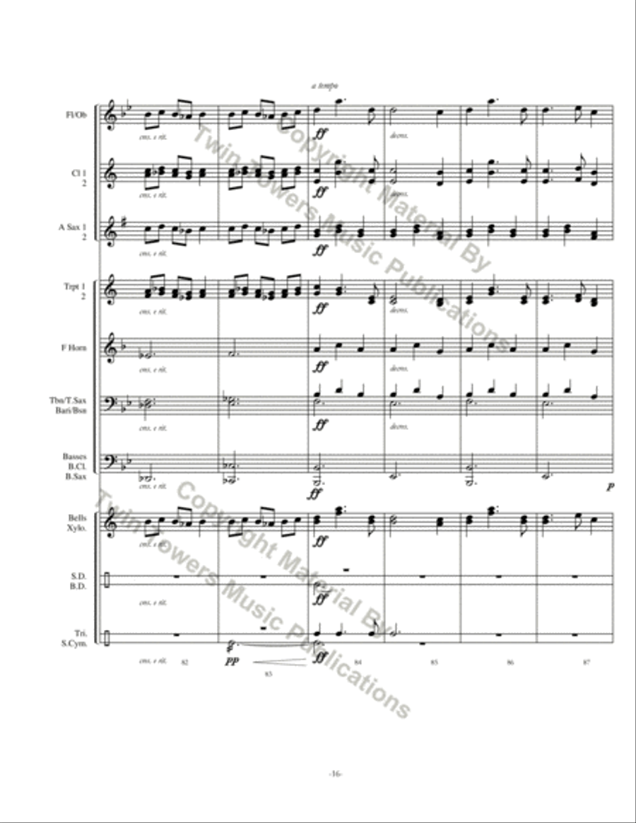 Rondo Concert Band scores gallery preview page 17