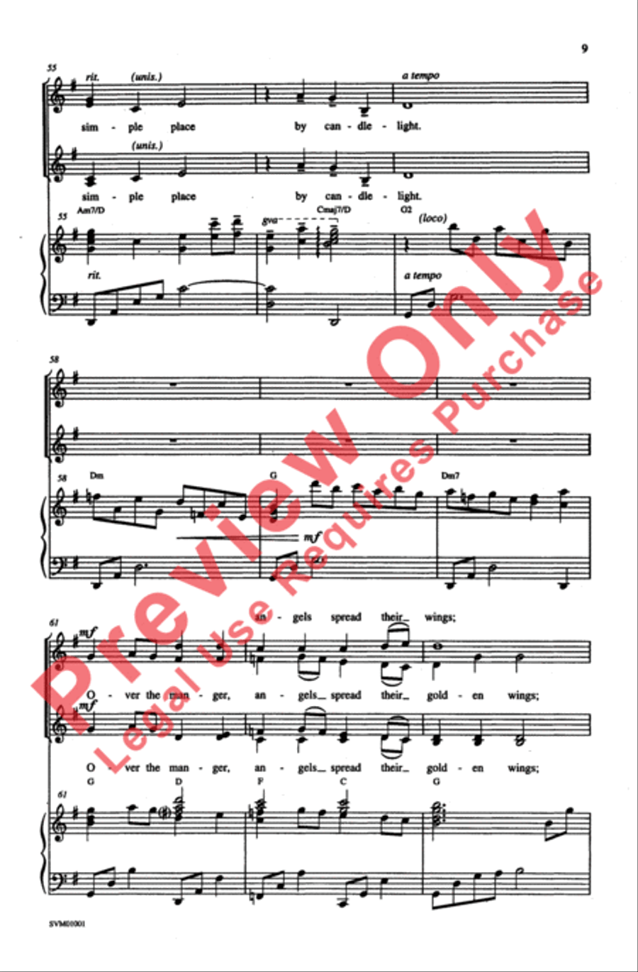 By Candlelight By Candlelight Women's Choir scores gallery preview page 8