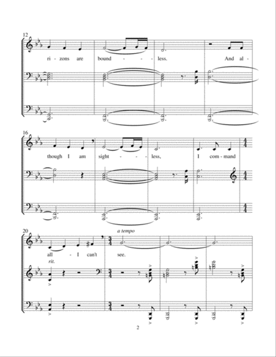 The Glorious Dream: Ballad of the Google Car Choir scores gallery preview page 2
