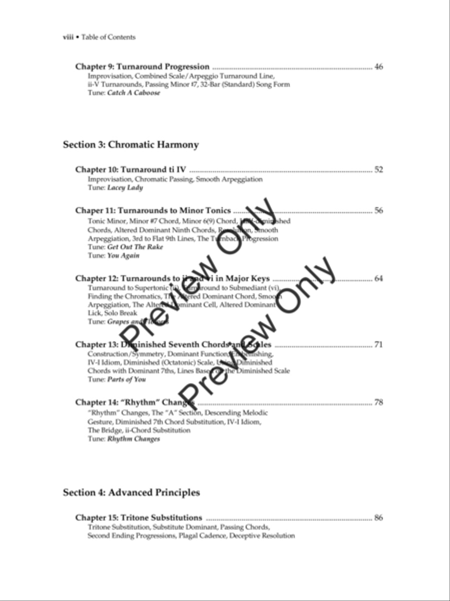 Jazz Improvisation: The Goal-Note Method (Text with MP3s) Jazz Ensemble scores gallery preview page 9