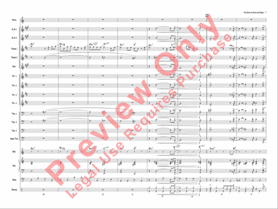 The Days of Wine and Roses Jazz Ensemble scores gallery preview page 20