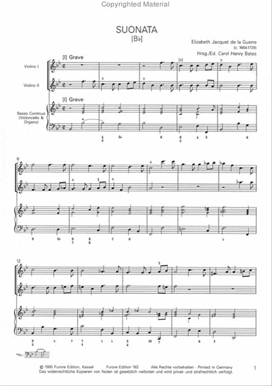 Triosonaten Band 1 Violin scores gallery preview page 2