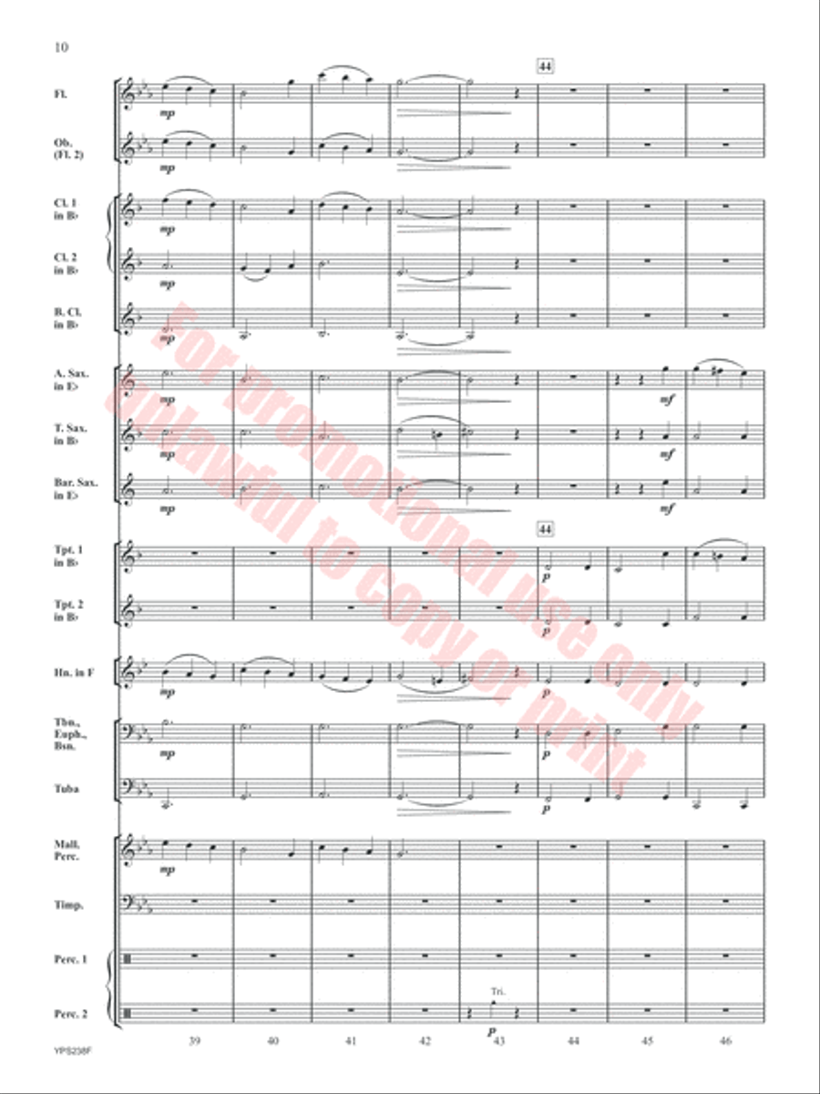 Rugby Heritage Concert Band scores gallery preview page 11