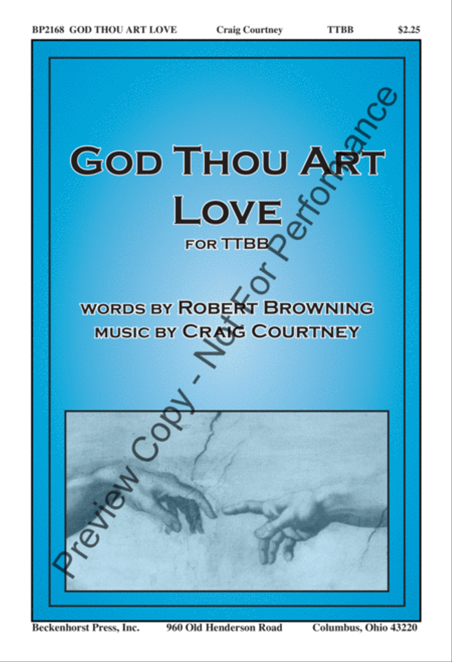 God Thou Art Love - TTBB God Thou Art Love - TTBB TTBB scores gallery preview page 2