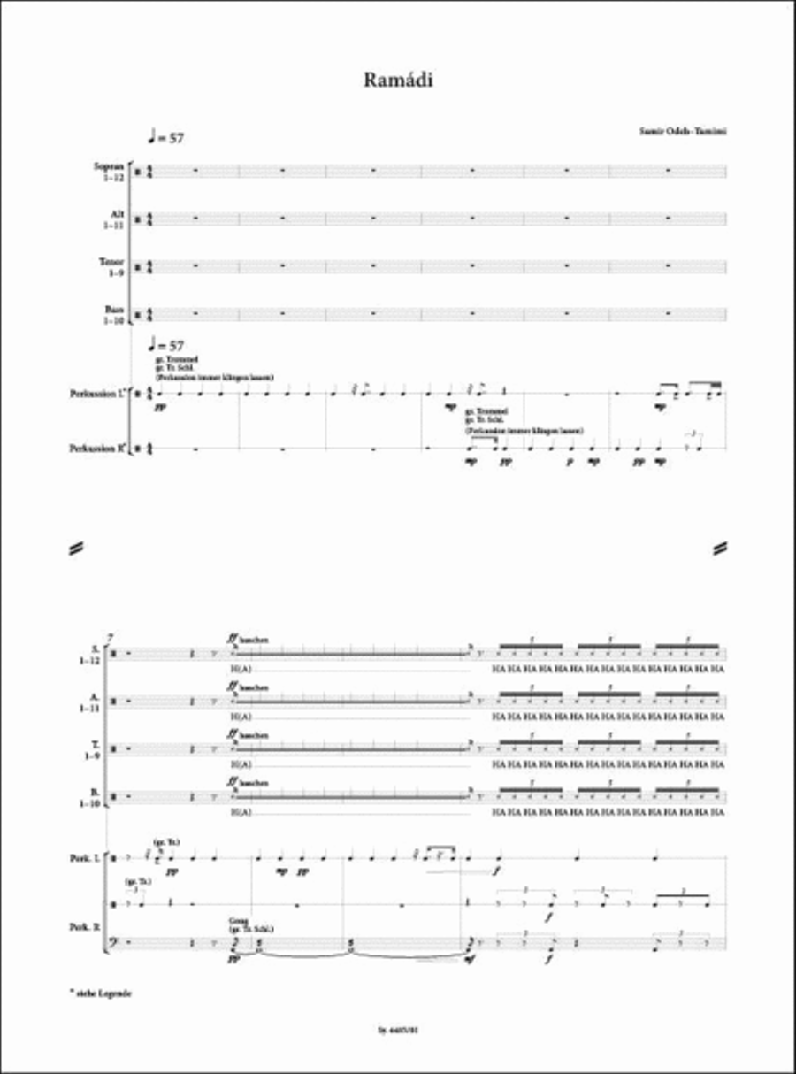 Ramádi Choir scores gallery preview page 2