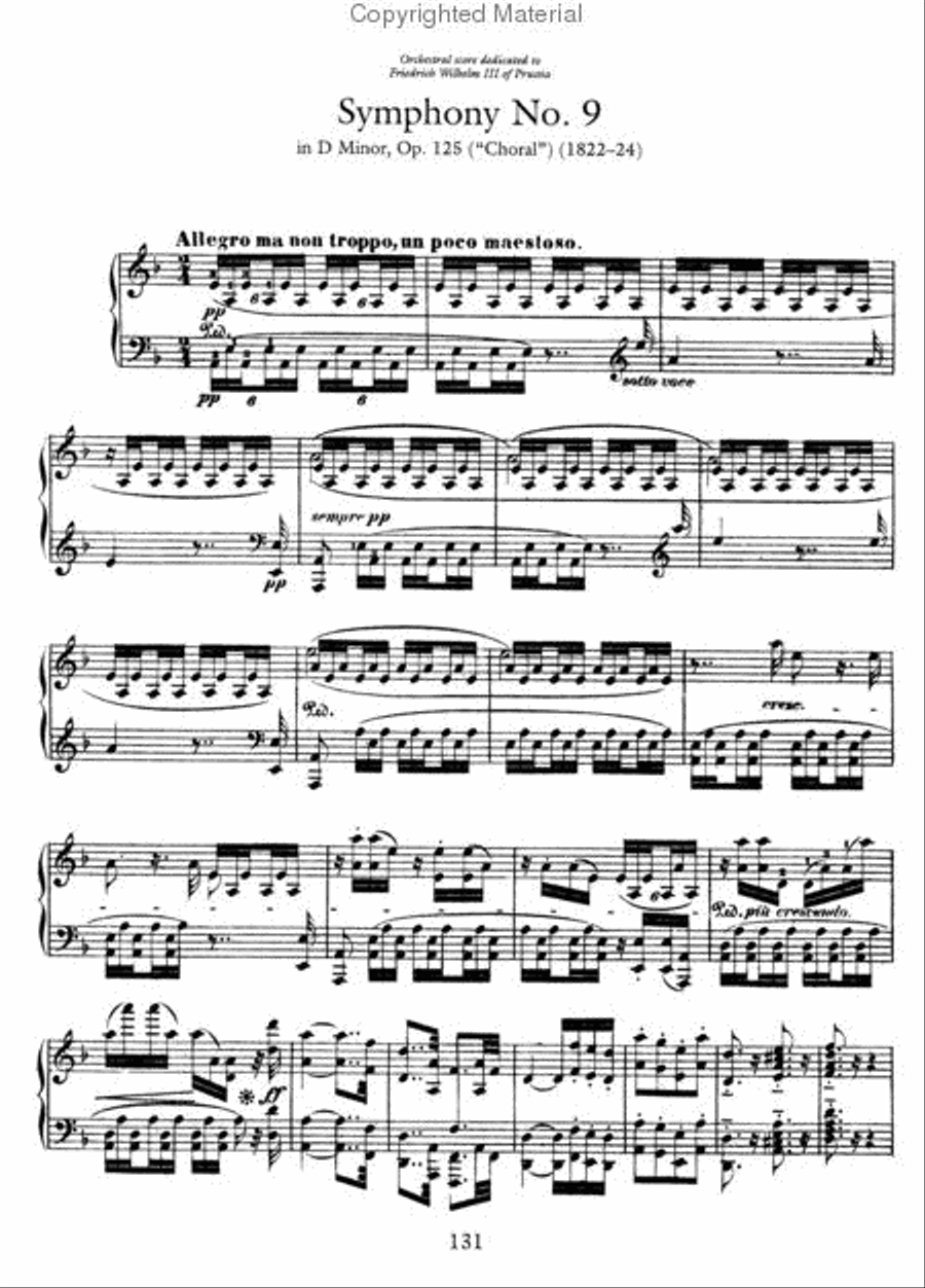 Beethoven Symphonies Nos. 6-9 (Solo Piano) Piano Solo scores gallery preview page 2