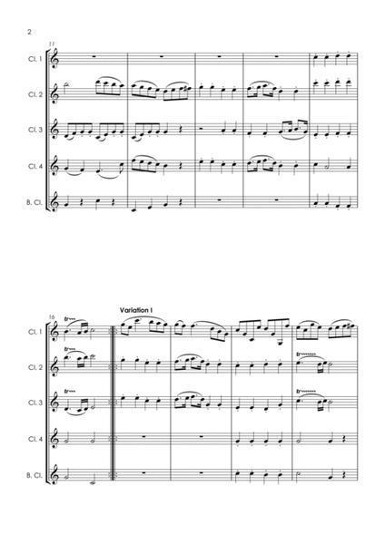 Mozart Clarinet Quintet KV581 (4th movement) - clarinet quintet image number null