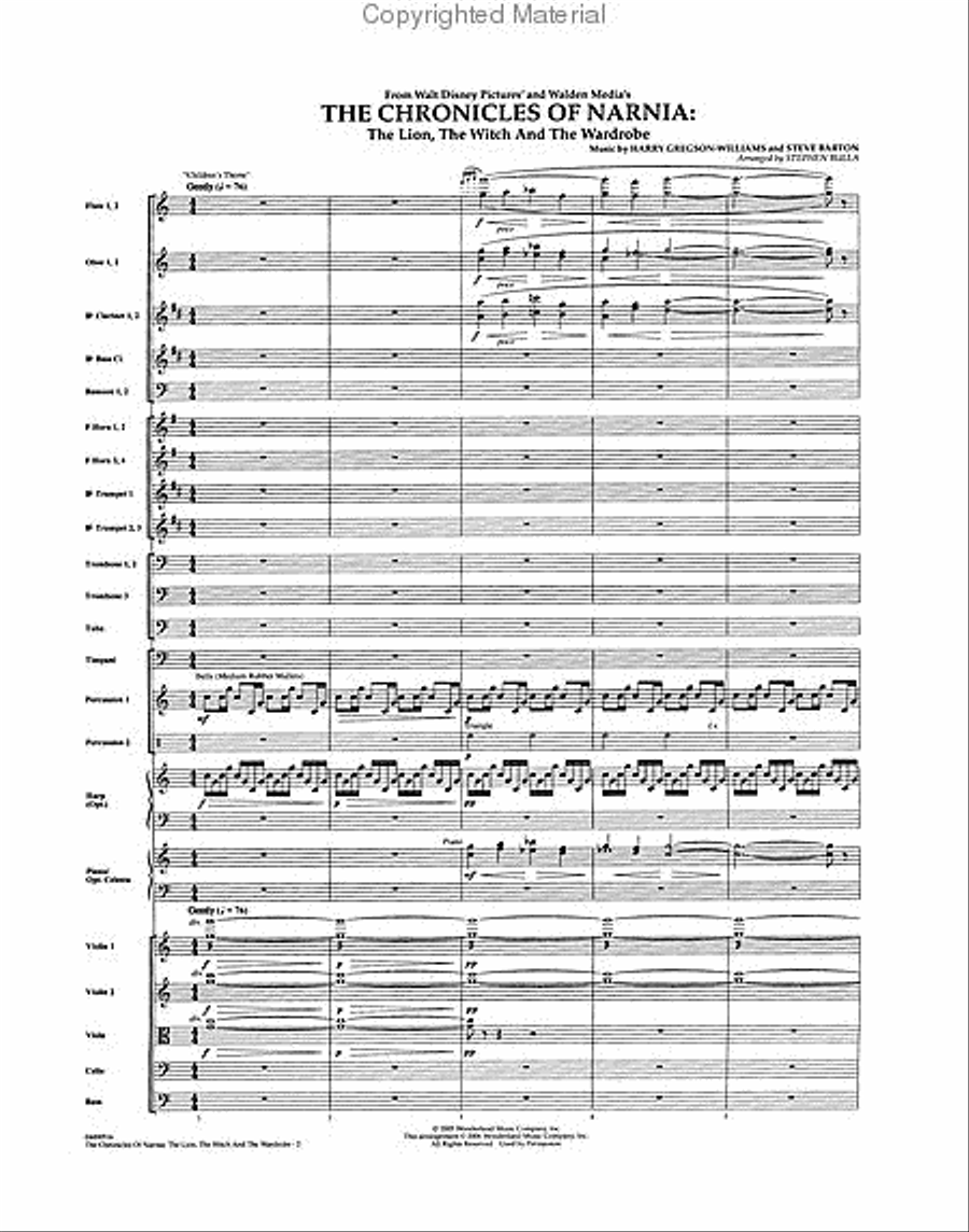 Music from The Chronicles of Narnia: The Lion, the Witch and the Wardrobe