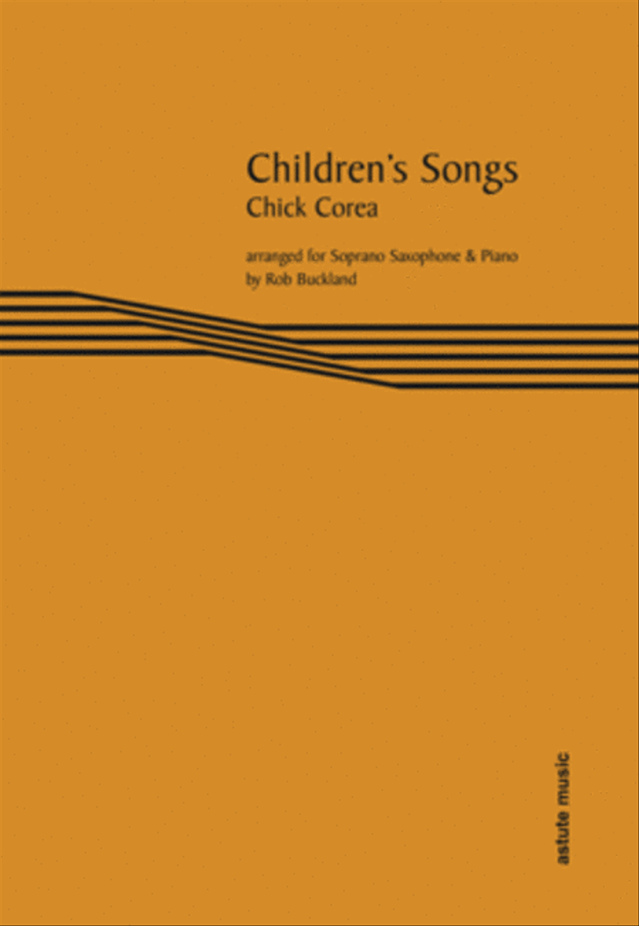 Children's Songs Soprano Saxophone scores gallery preview page 1