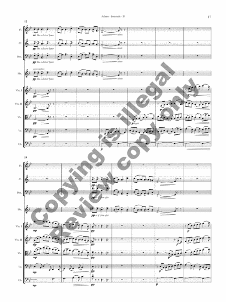 Serenade in A Major (Complete Orchestral Set)