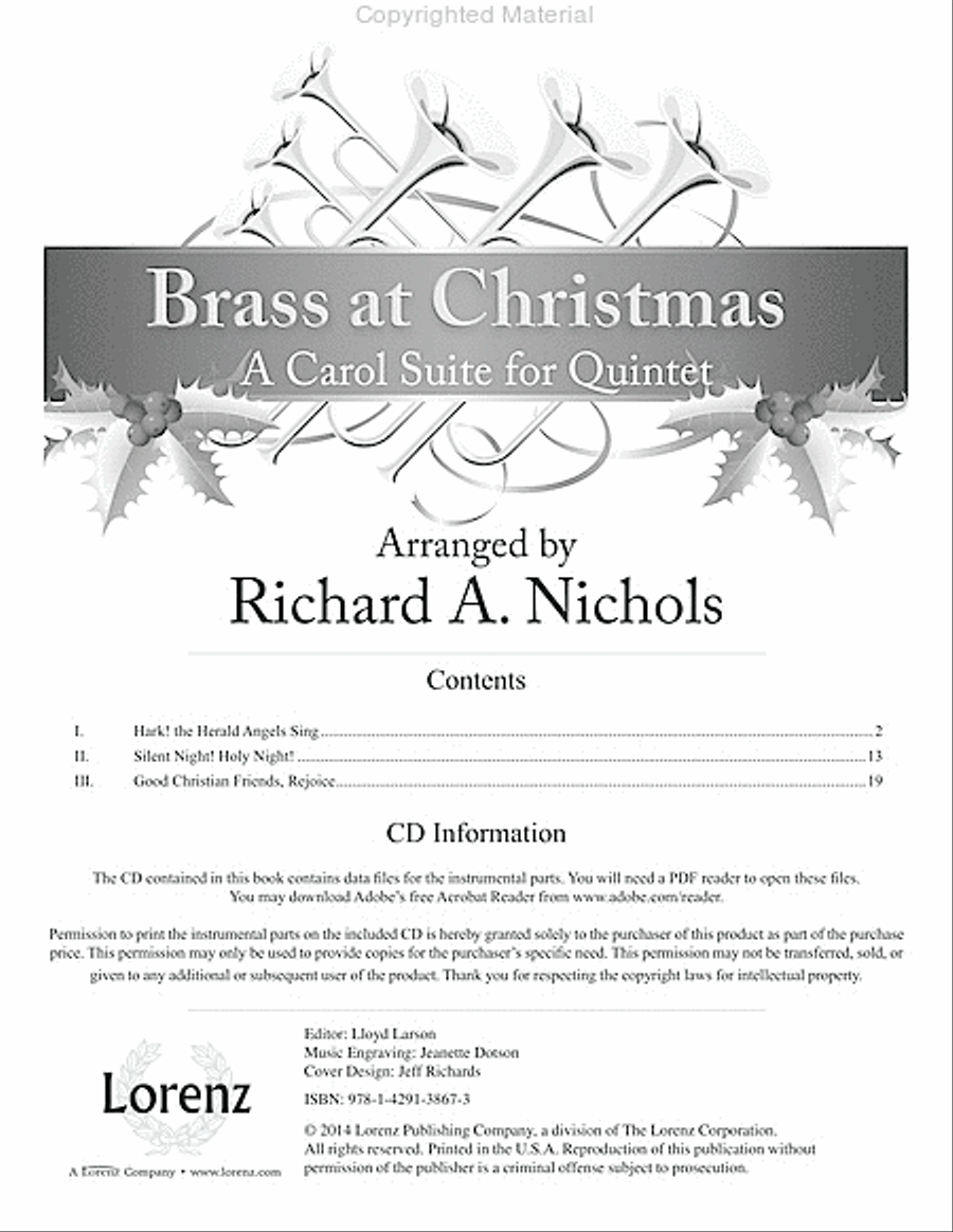 Brass at Christmas Brass at Christmas Brass Quintet scores gallery preview page 2