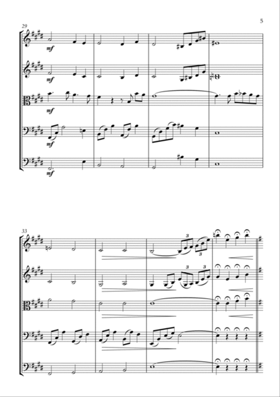 When October Goes String Orchestra scores gallery preview page 5