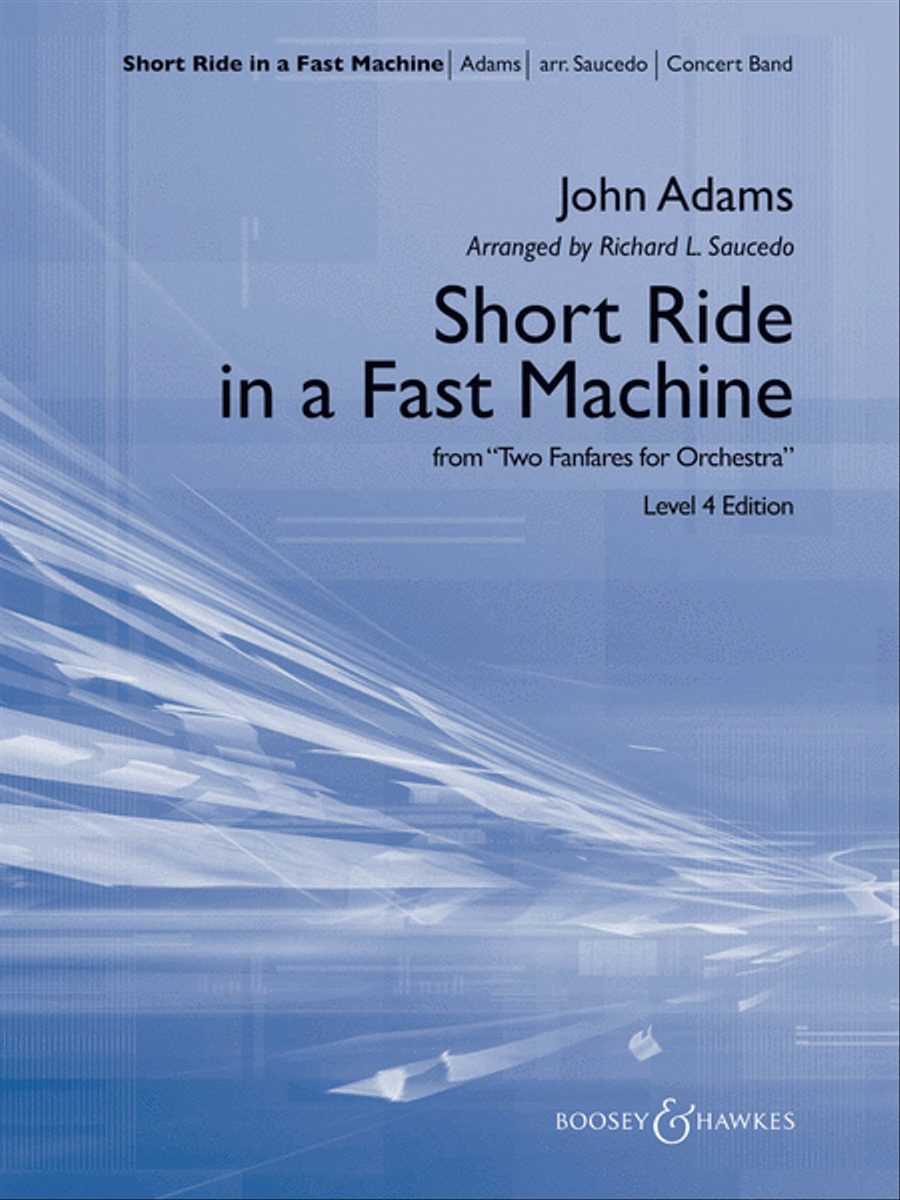 Short Ride in a Fast Machine Concert Band scores gallery preview page 1
