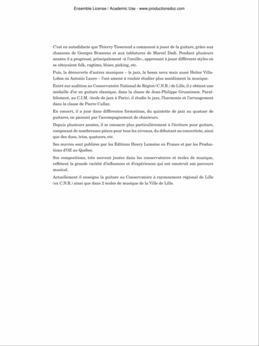 Camaieu Guitar Ensemble scores gallery preview page 2