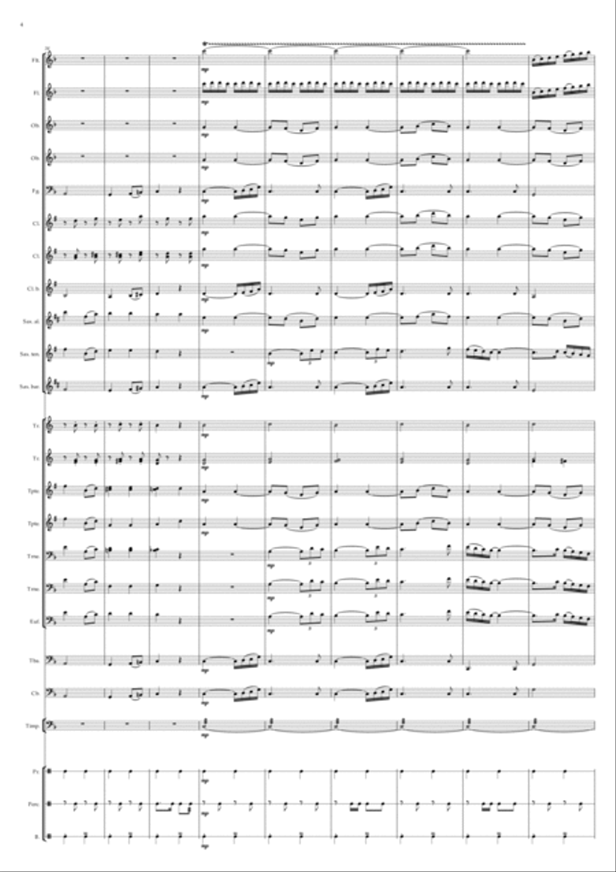 ETERNAMENTE CLÁSSICOS ETERNAMENTE CLÁSSICOS Marching Band scores gallery preview page 4