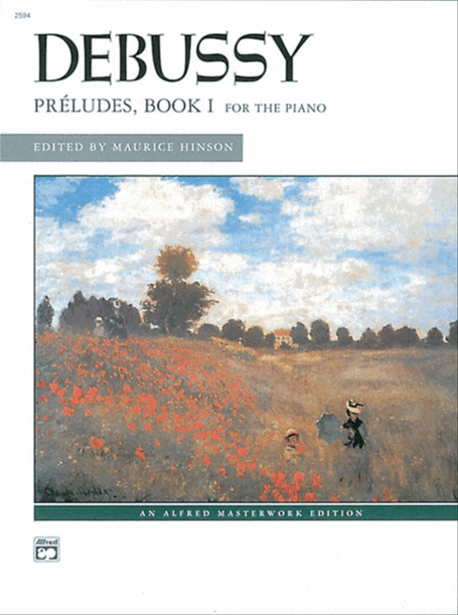 Debussy -- Preludes, Book 1 Piano Method scores gallery preview page 1