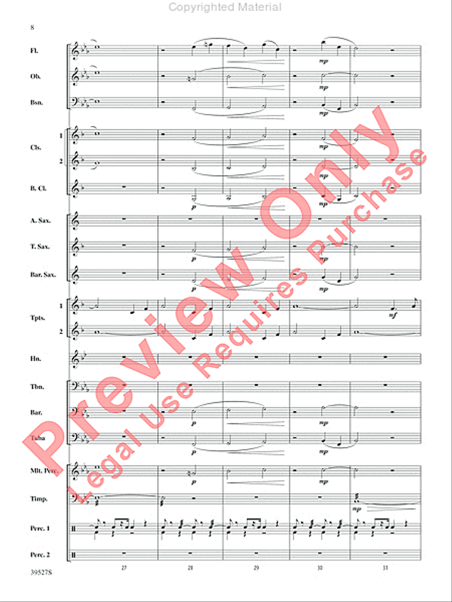 A Celebration of Taps A Celebration of Taps Concert Band scores gallery preview page 8