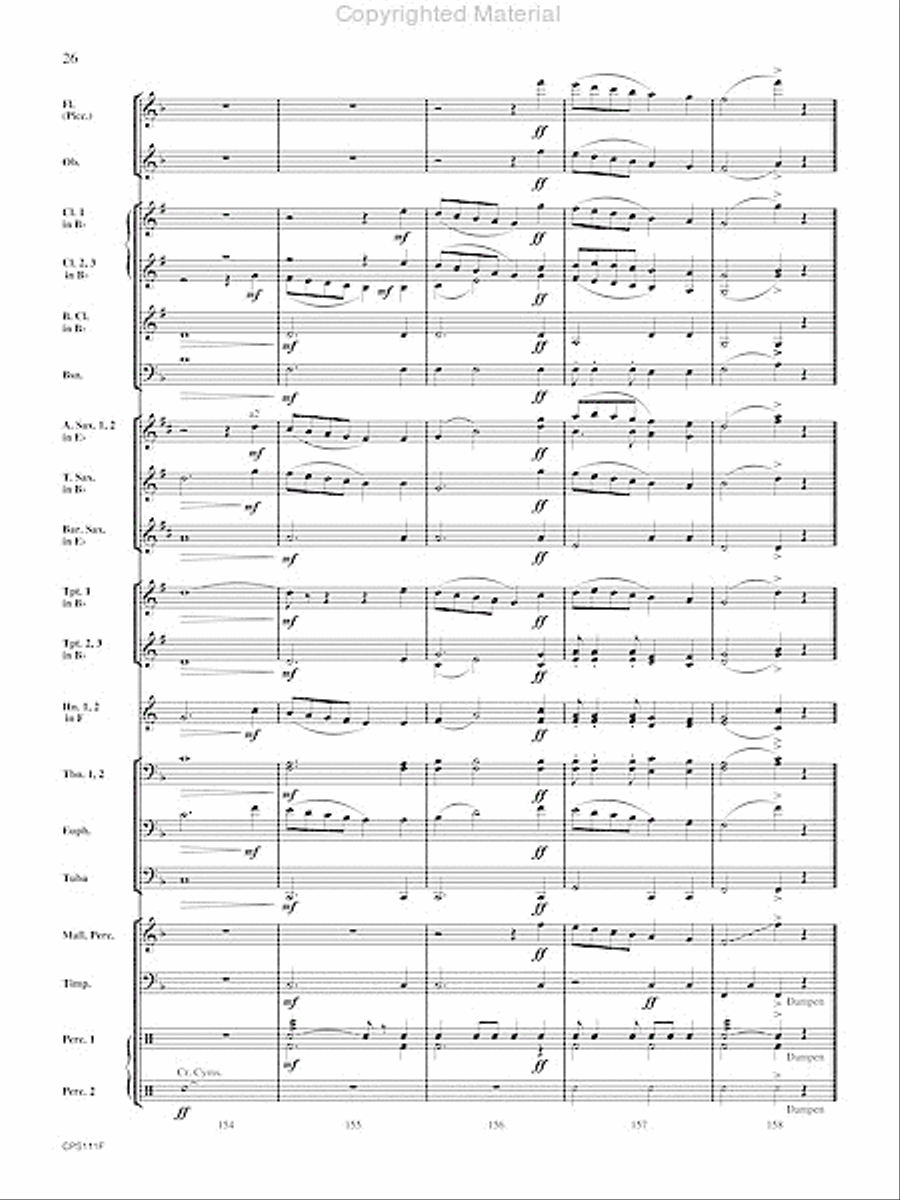 The Old Red Mill Concert Band scores gallery preview page 27