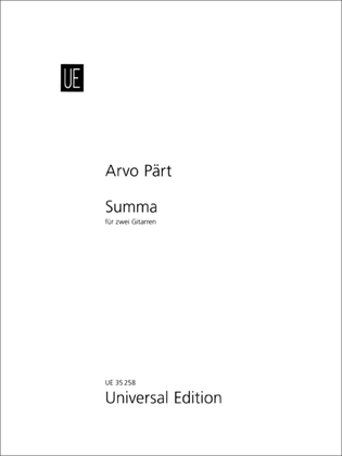 Book cover for Summa
