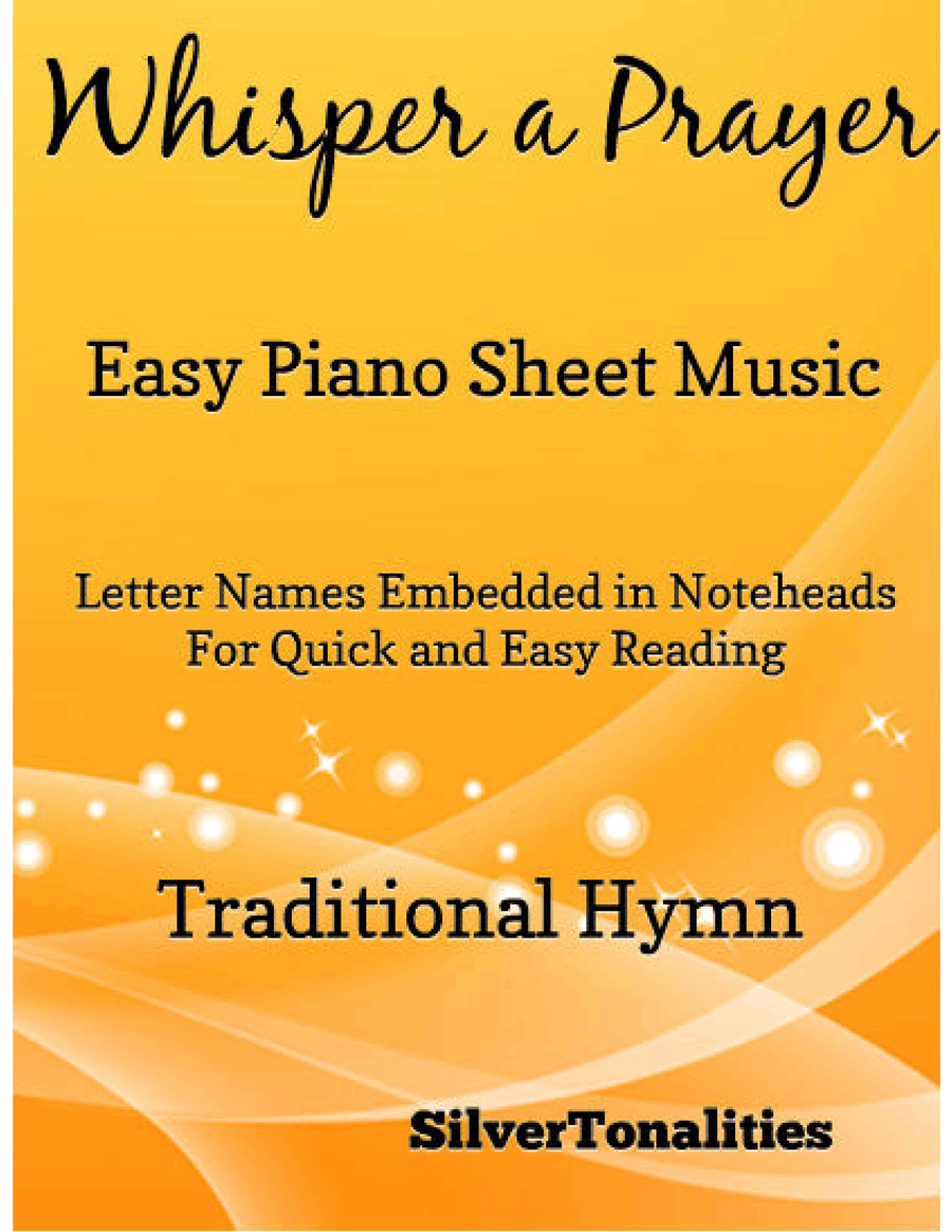 Whisper a Prayer Easy Piano Sheet Music Easy Piano scores gallery preview page 1