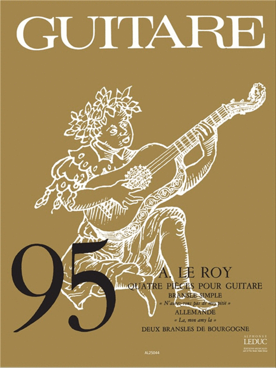 4 Pieces (coll. Guitare No.95) (guitar Solo) Acoustic Guitar scores gallery preview page 1