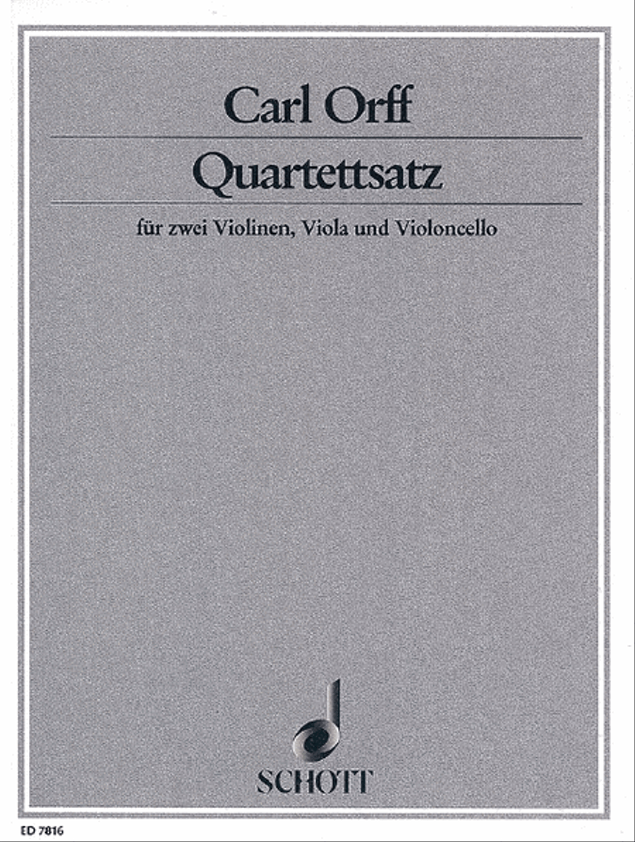 Quartet Piece 2 Vn/va/vc Sc/pts String Quartet scores gallery preview page 1