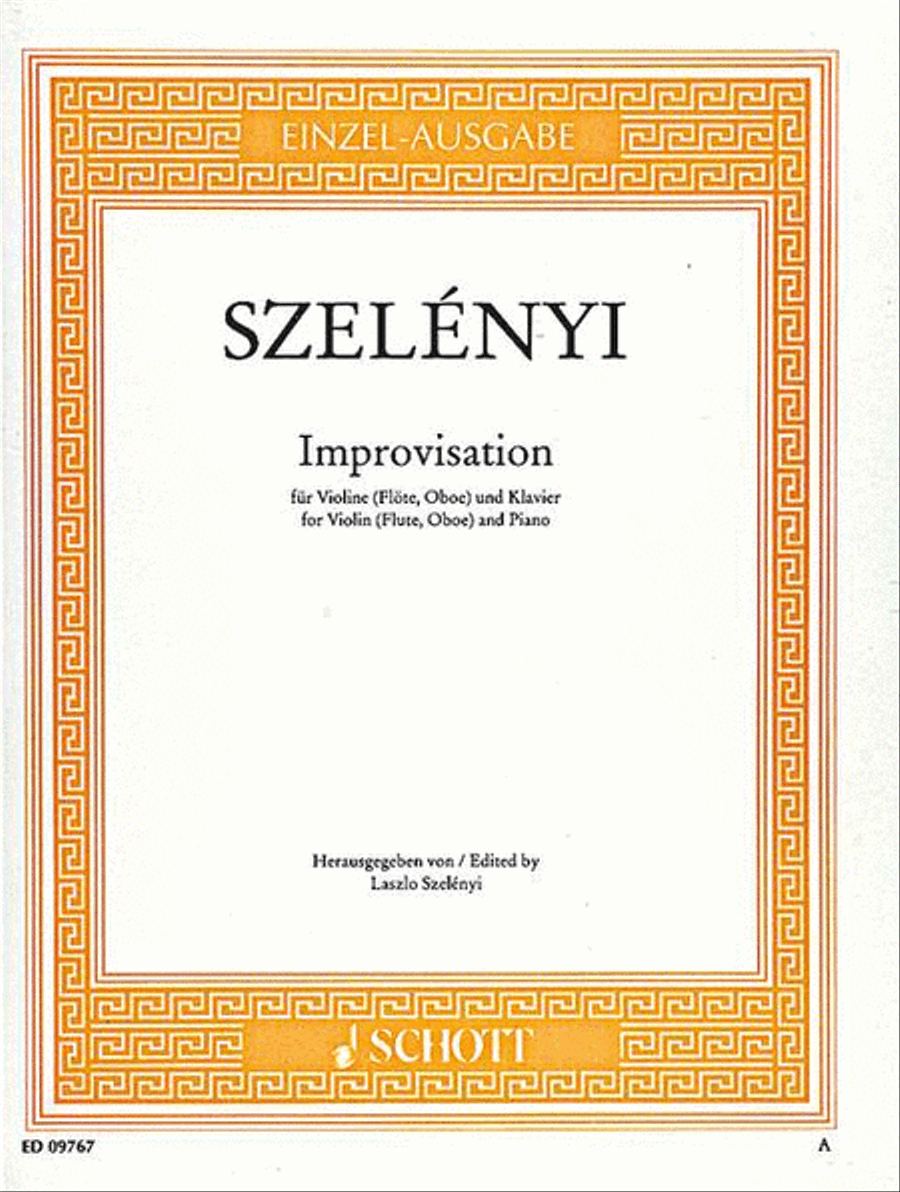 Improvisation Flute scores gallery preview page 1
