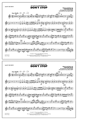 Don't Stop (arr. Jay Bocook) - 2nd Bb Trumpet